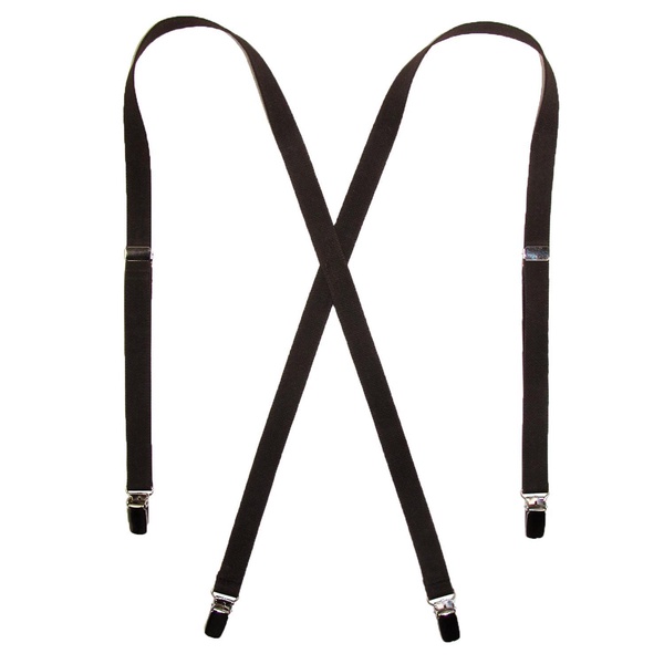 elastic .75 inch wide undergarment clip-end suspenders