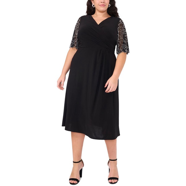 womens beaded polyester sheath dress