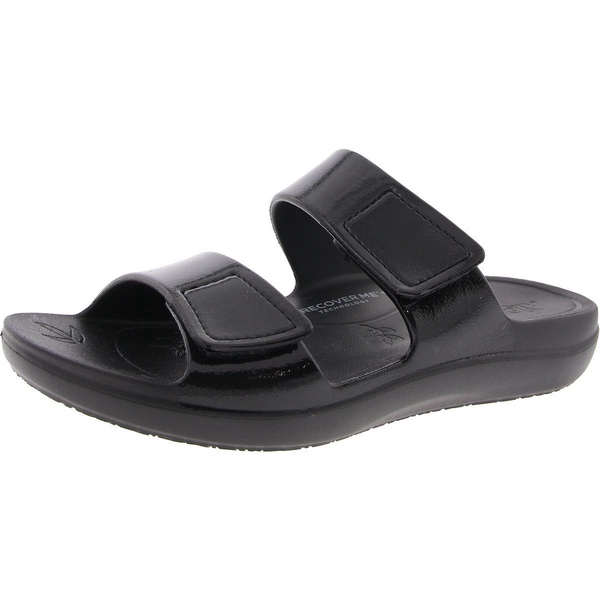 womens printed slide sandals