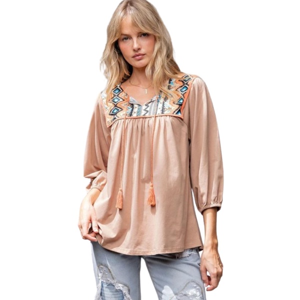 loose fit cotton top
