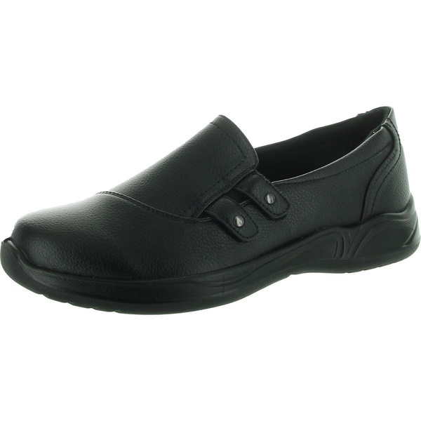 womens solid man made flat shoes