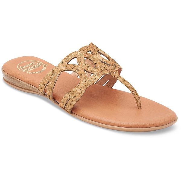 nature womens slip on padded insole flip-flops