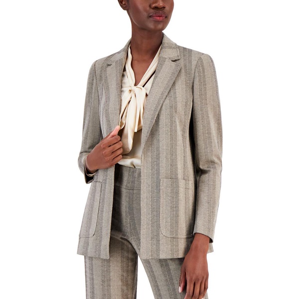 womens office workwear open-front blazer
