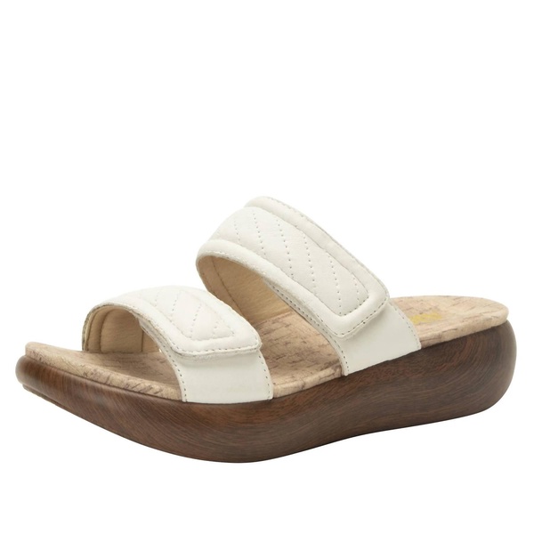 women's brayah rocker sandal in white