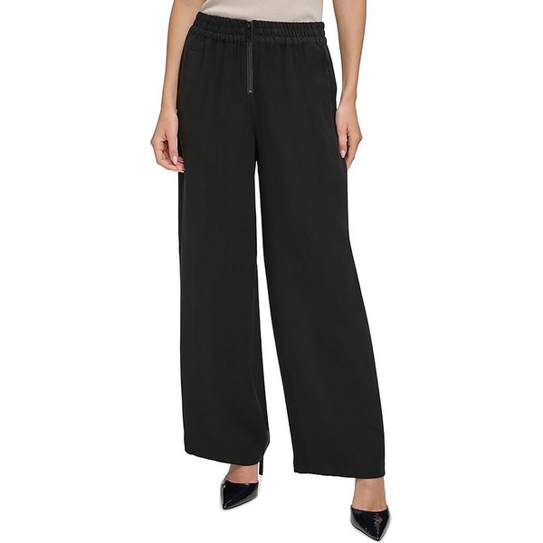 womens ruched high rise wide leg pants