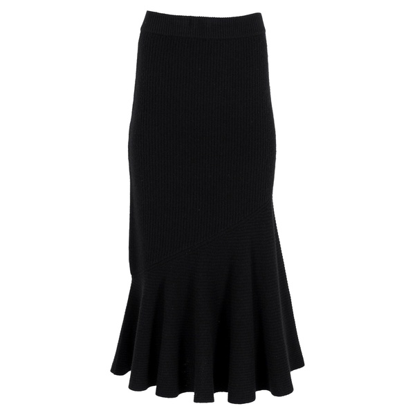 foreseti maxi skirt in black cashmere