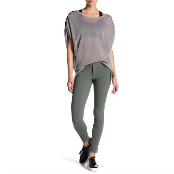 triumph stretch skinny pants in green