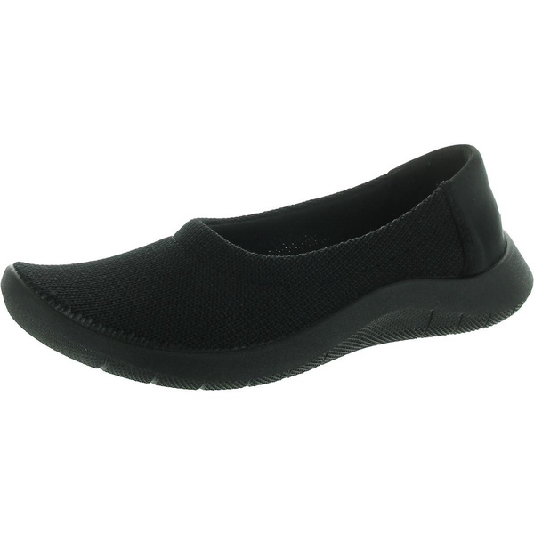 thetis womens padded insole knit slip-on sneakers