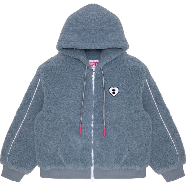 apee sherpa hoodie jacket ladies
