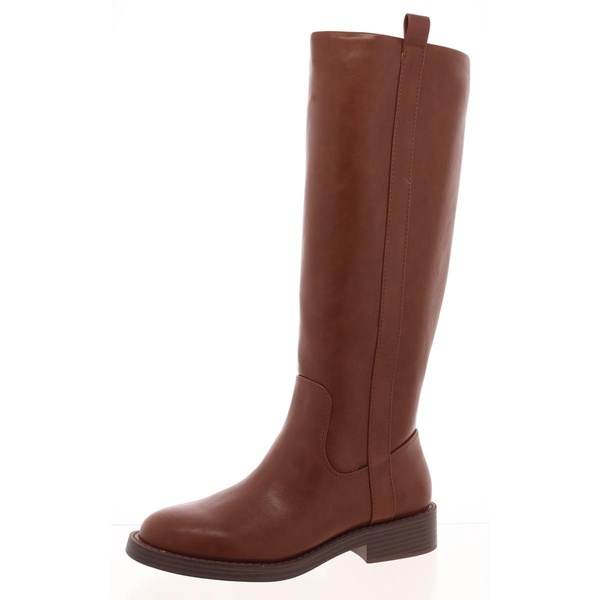pennie womens faux leather tall knee-high boots