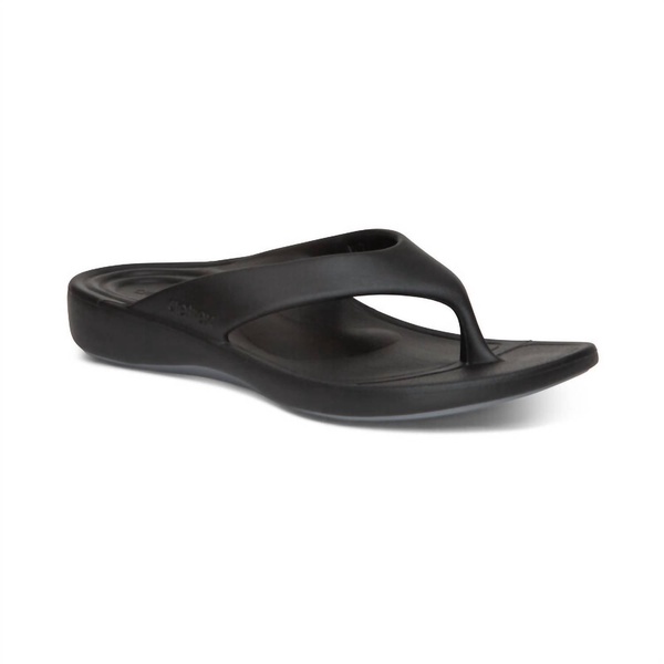 women's maui orthotic flips in black