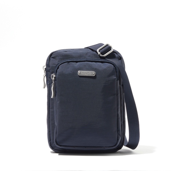 dual zipper mini crossbody bag