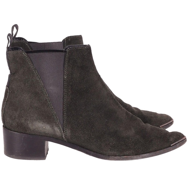 jensen ankle boots in black suede