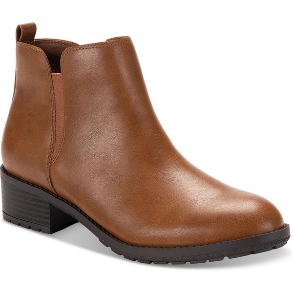 garnerr womens block heel manmade booties