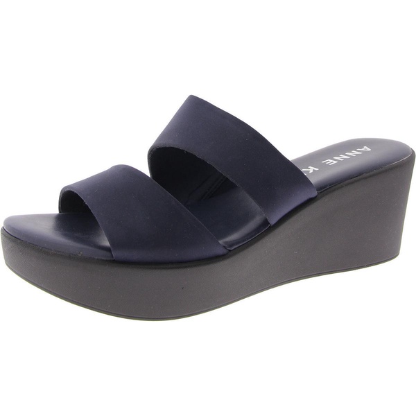 womens slip in open toe slide sandals