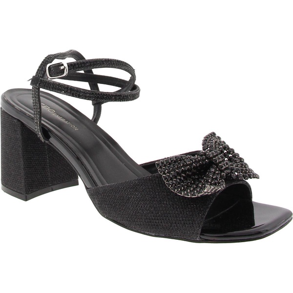 tawny womens embellished manmade slingback sandals