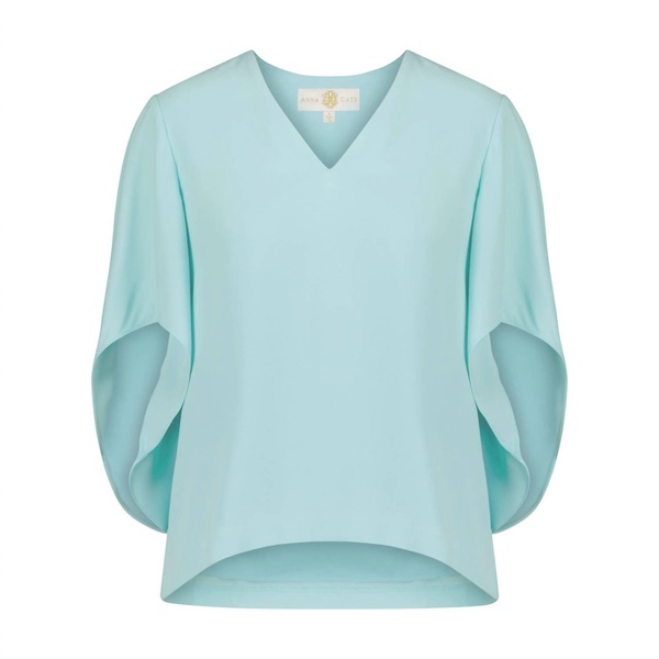 women's nina top in blue light