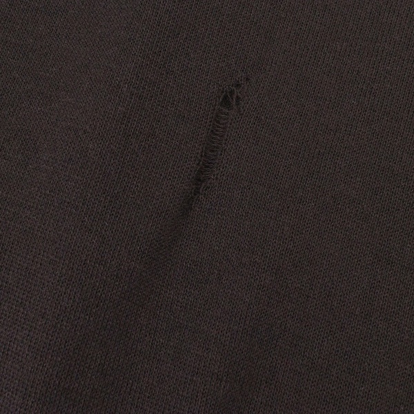 distressed cashmere brown jumper