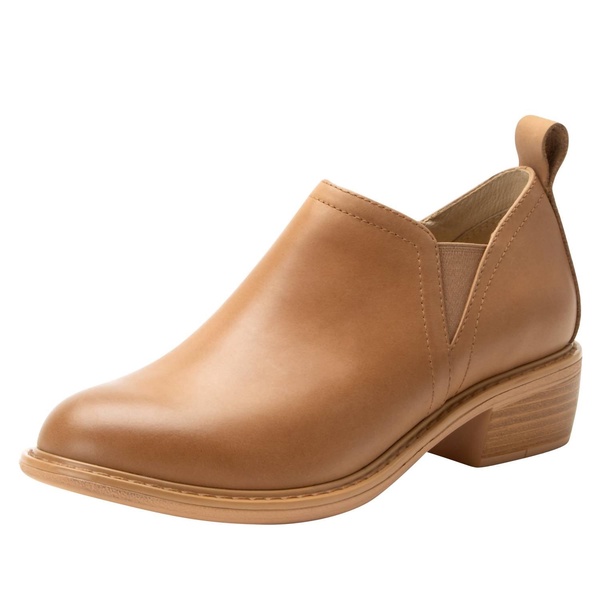 merle ankle boot in cognac burnish