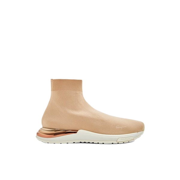 ferragamo ninette women's sneakers beige