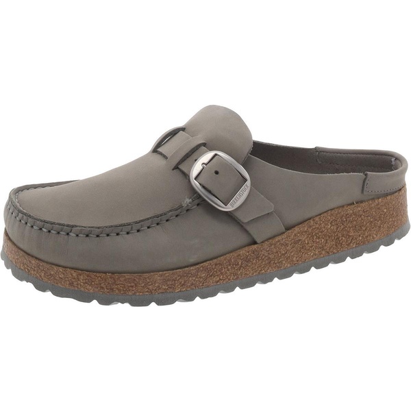 buckley womens leather footbed slide sandals