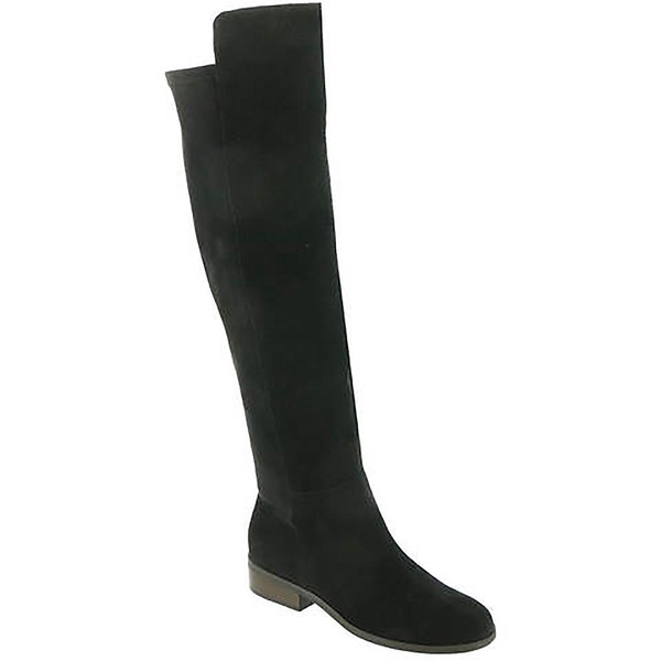 calypso womens solid suede over-the-knee boots