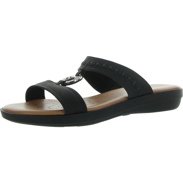 talia womens padded insole slip on slide sandals