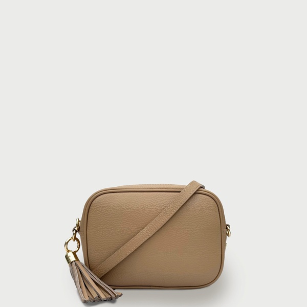 the tassel leather crossbody bag