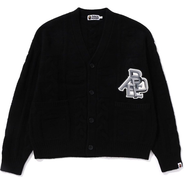 cable knit cardigan mens
