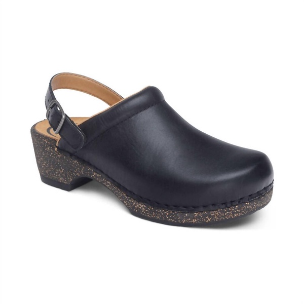 women's beckie cork clog in black