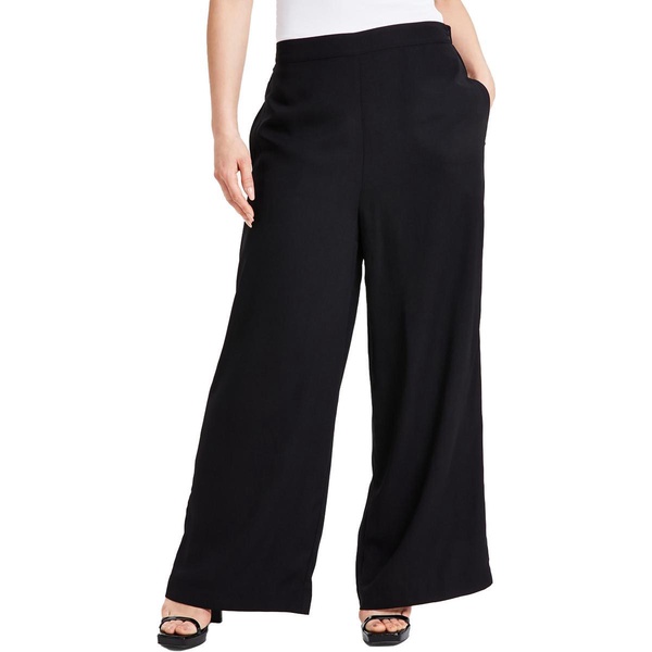 petites womens pocket polyester trouser pants