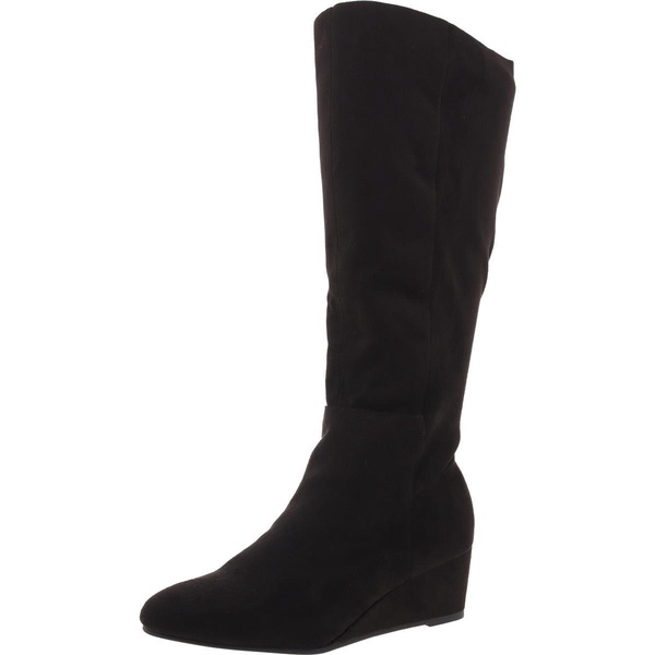jaylaa  womens zipper faux suede wedge boots