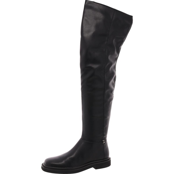 angeli womens zipper faux leather over-the-knee boots