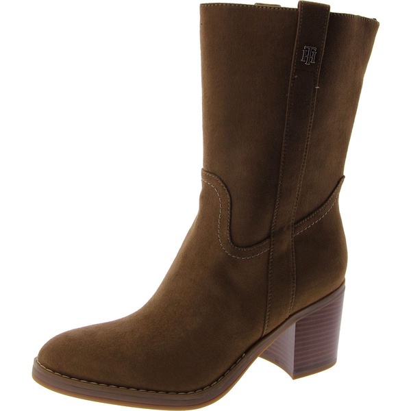 theal 2 womens faux leather casual mid-calf boots