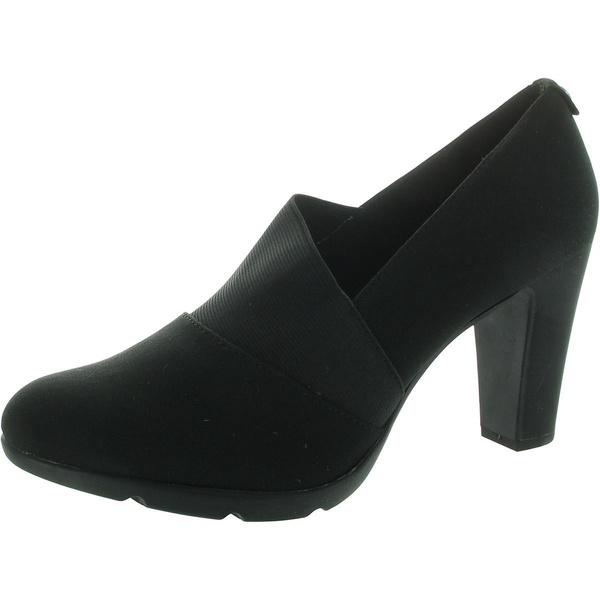 xim womens mixed media man made pumps