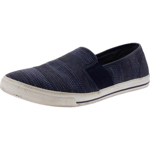 jinny womens faux leather slip-on sneakers