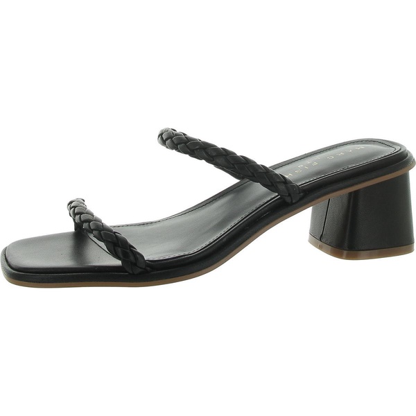 thoral womens leather square toe slide sandals