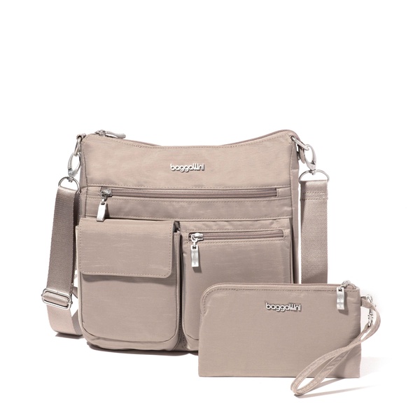 women's modern everywhere slim crossbody bag with rfid wristlet