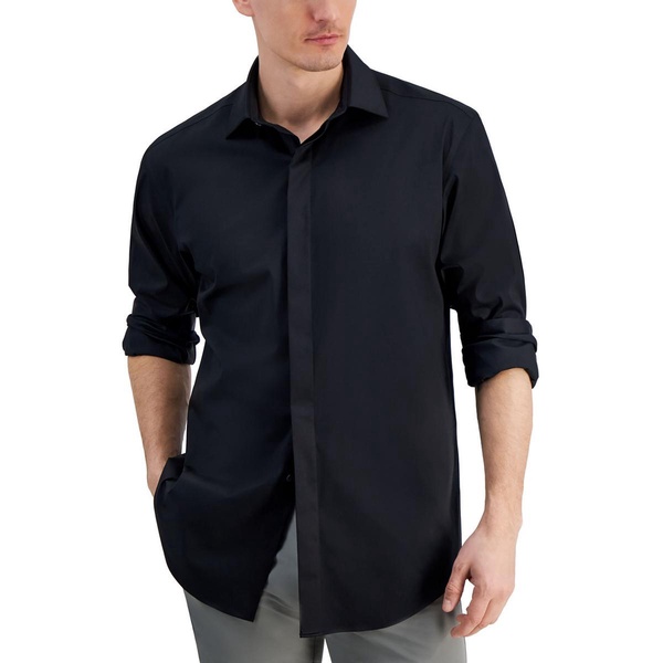 mens collar cotton button-down shirt