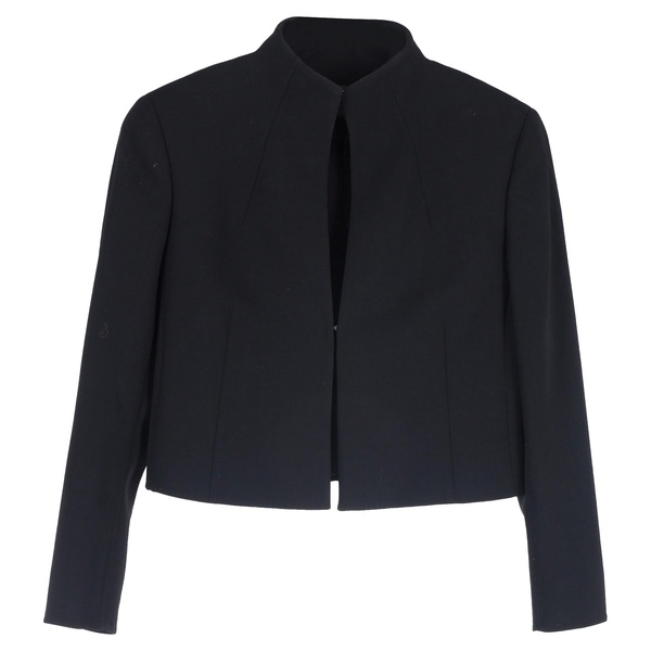 pandora short jacket in black wool