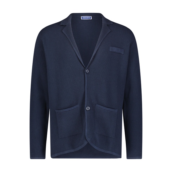 jacquard sweater jacket