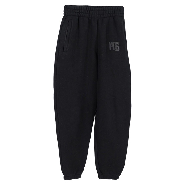 logo sweat pants in black cotton
