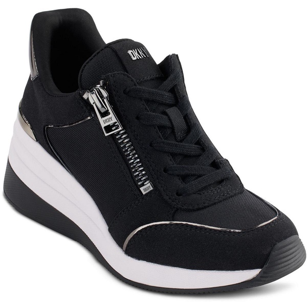 womens zipper knit casual and fashion sneakers