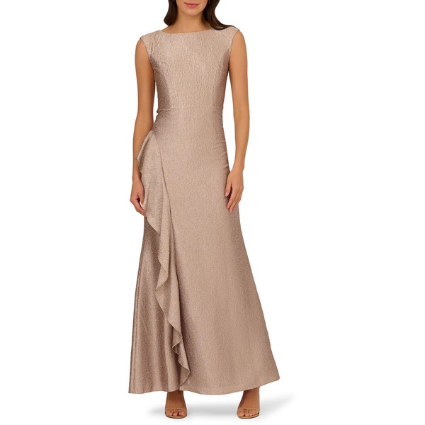 womens shmmer jacquard evening dress