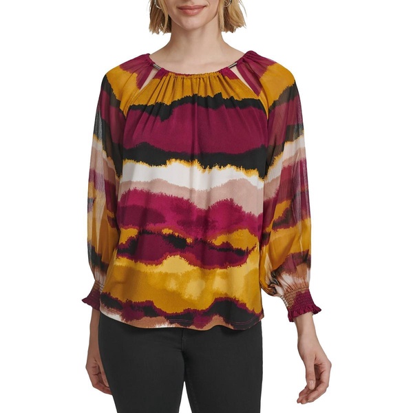 womens stretch polyester pullover top