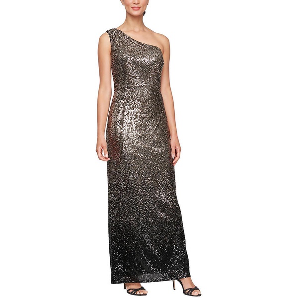 womens back slit cold shoulder evening dress