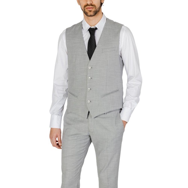 polyester men's vest