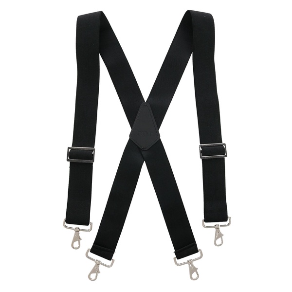 men's industrial terry logger suspenders with metal swivel hook ends