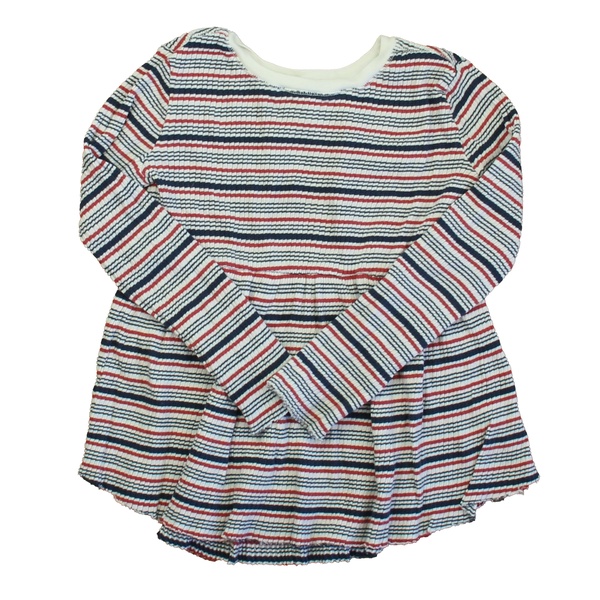 girls red | white | blue long sleeve shirt