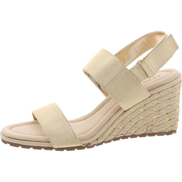 womens canvas dressy wedge sandals